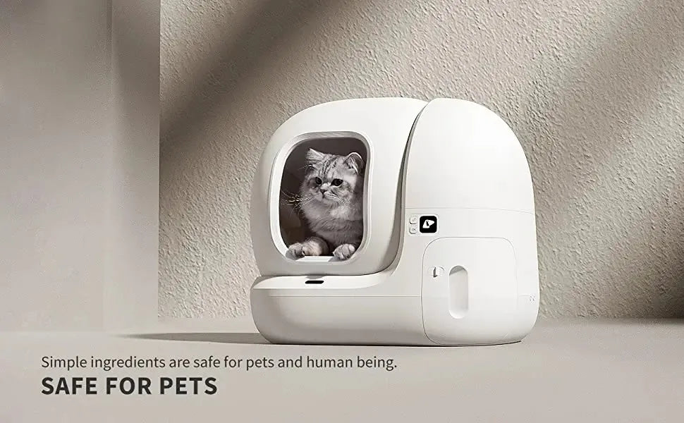 Odor Control Material for Self-Cleaning Cat Litter Box