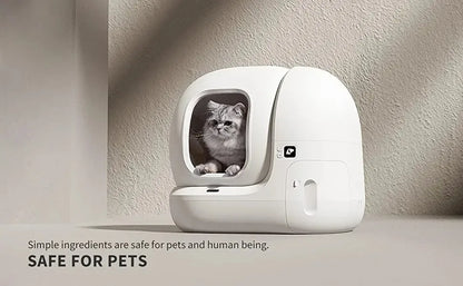 Odor Control Material for Self-Cleaning Cat Litter Box