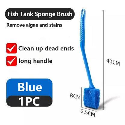 Aquarium Glass Plant Cleaning Brush and Algae Scraper Tool