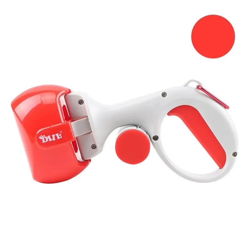 Portable Dog Poop Scooper with Bag Dispenser for Easy Cleanup