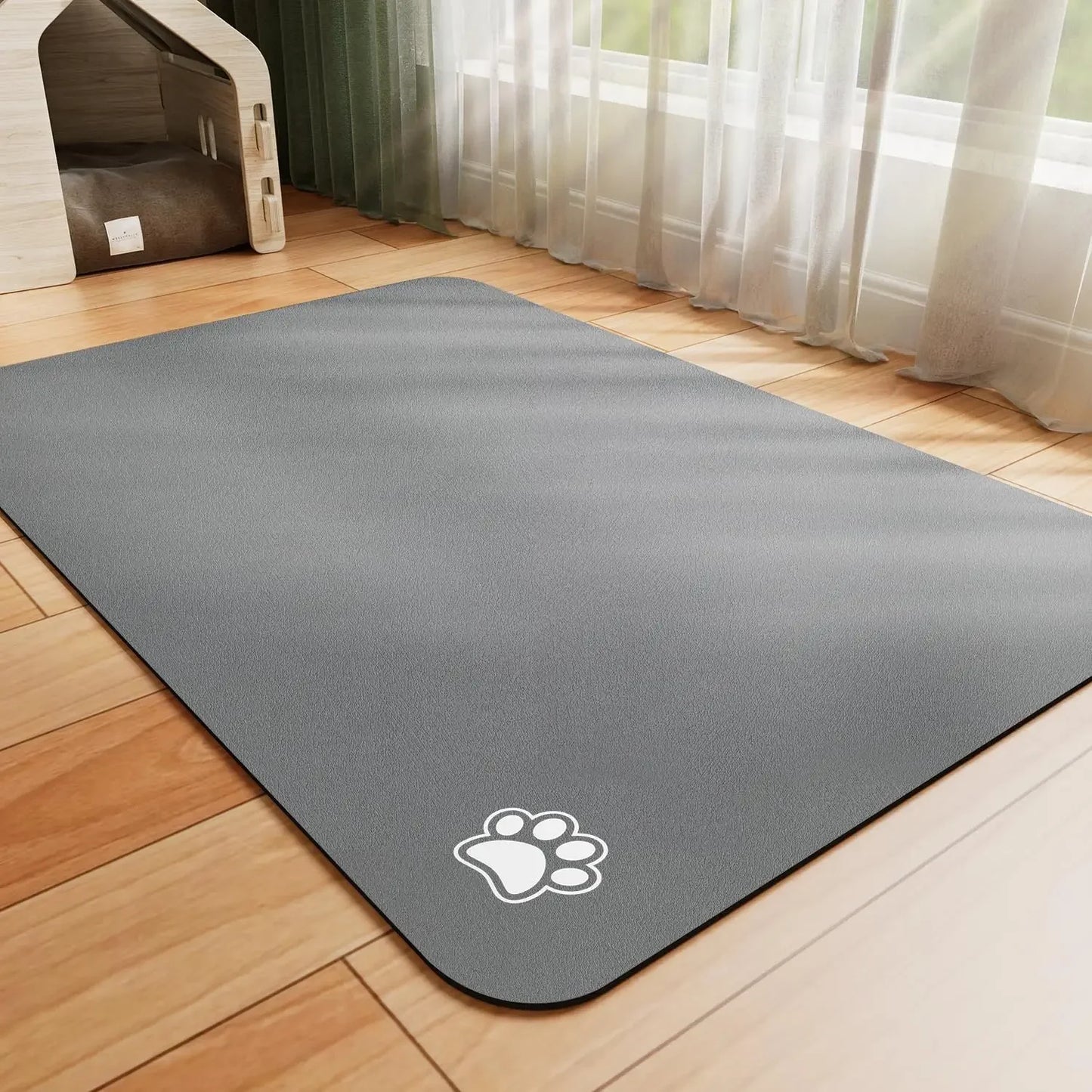 Absorbent Pet Feeding Mat for Dogs and Cats - Easy to Clean