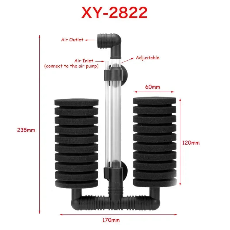 Biochemical Sponge Filter for Aquarium Fish Tanks