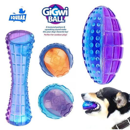 Squeaky Interactive Dog Ball for Small/Medium Dogs - 2.5"