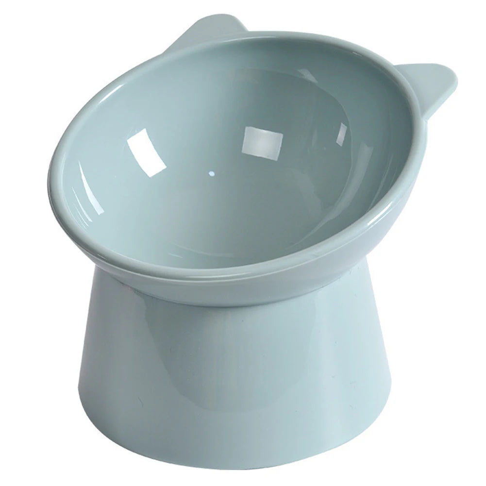 Ergonomic Tilted Cat Food Bowl for Flat-Faced Cats