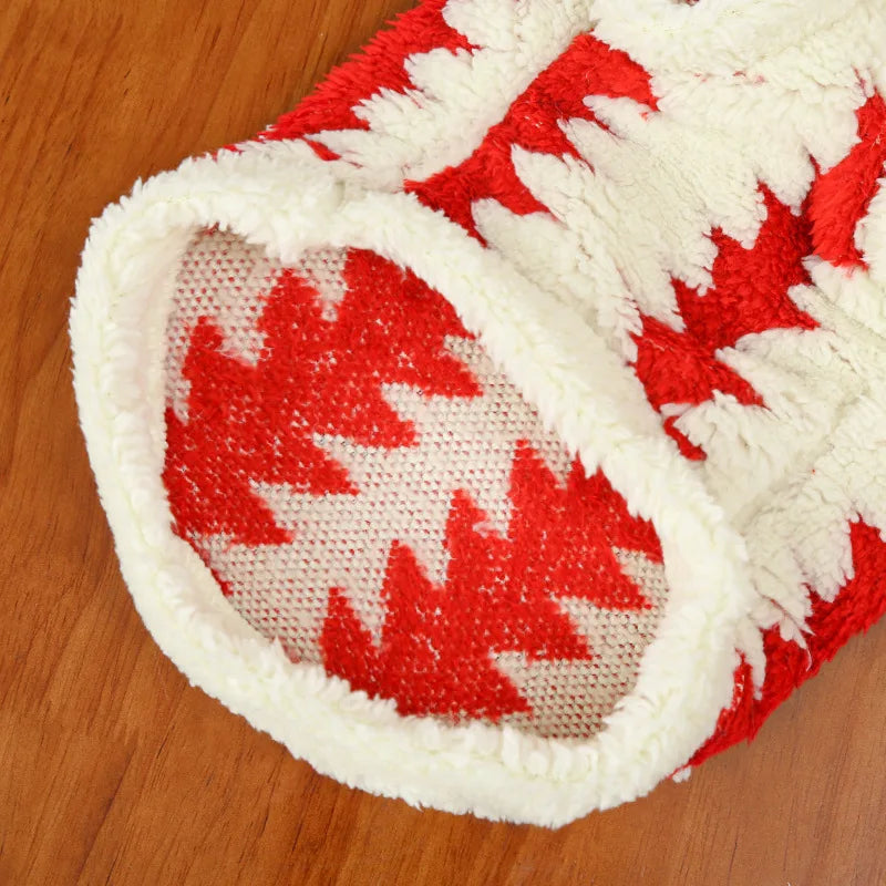 Festive Cat and Dog Clothes for Winter Celebrations