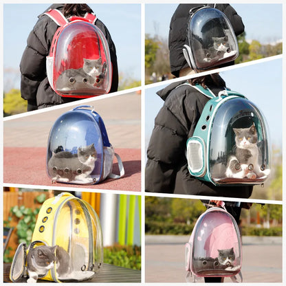 Breathable Cat and Dog Carrier Backpack for Travel