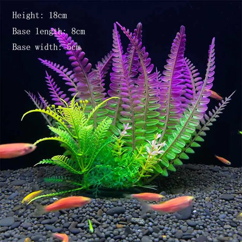 Artificial Aquarium Plants - Green Water Grass Decoration
