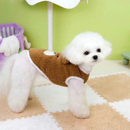 Warm Fleece Dog Sweater Vest for Small Breeds