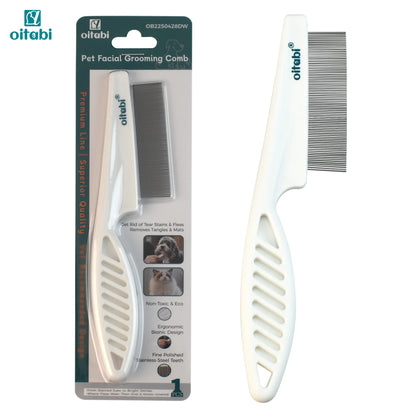 Flea & Lice Comb for Dogs and Cats with Rounded Teeth