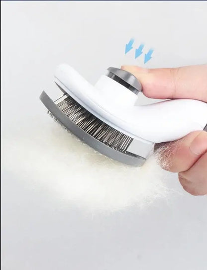 Stainless Steel Dog and Cat Grooming Brush for Long Hair