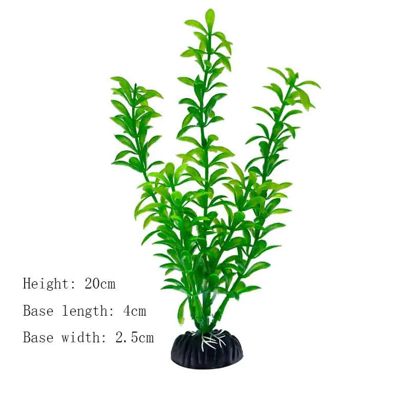 Artificial Aquarium Plants - Green Water Grass Decoration