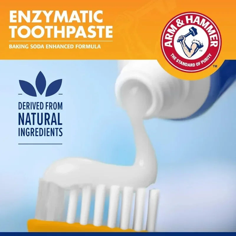 Dog Toothbrush and Toothpaste Kit for Gum Care and Plaque Control