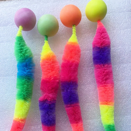 Interactive Colorful Bouncing Ball for Indoor Cats
