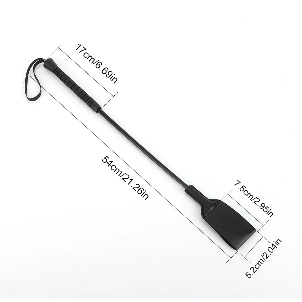 21-Inch Equestrian Training Horse Crop with Handle