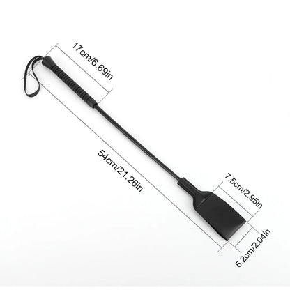 21-Inch Equestrian Training Horse Crop with Handle