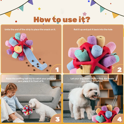 Sniffing Ball for Dogs - Chew and Training Toy
