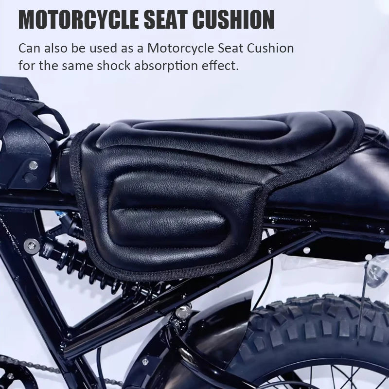 Shock-Absorbing Artificial Leather Saddle Pad for Riders
