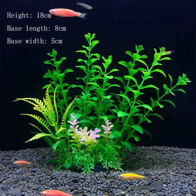 Artificial Aquarium Plants - Green Water Grass Decoration