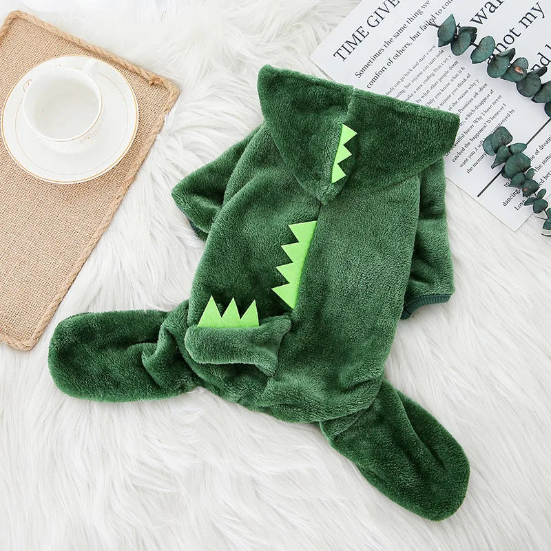 Cozy Fleece Jumpsuit for Small Dogs and Cats