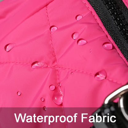 Waterproof Winter Dog Jacket with Harness for Small to Large Breeds