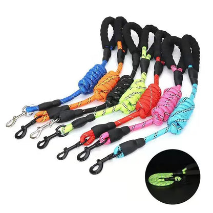 Reflective Dog Leash for All Sizes - Durable & Safe