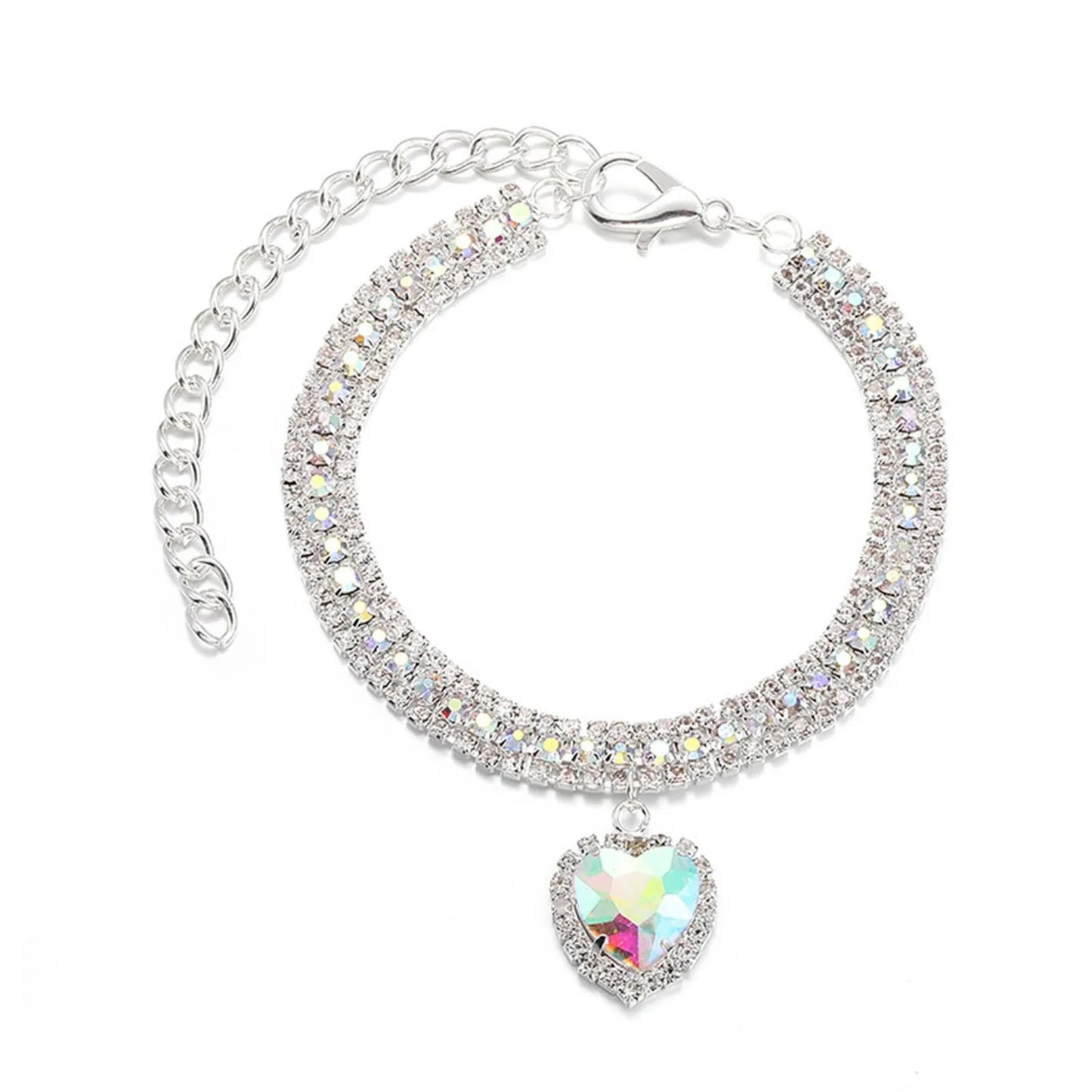 Rhinestone Crystal Pet Collar for Dogs and Cats