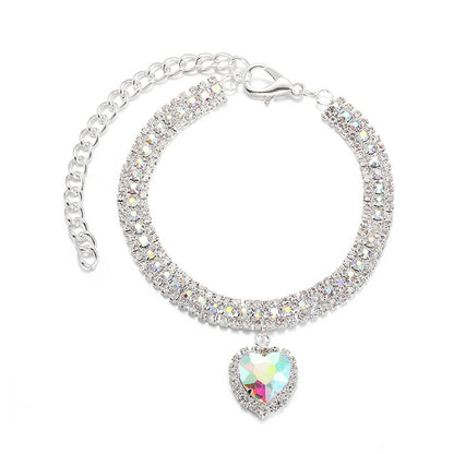 Rhinestone Crystal Pet Collar for Dogs and Cats