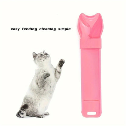 Cat Strip Feeder Spoon for Lickable Wet Treats
