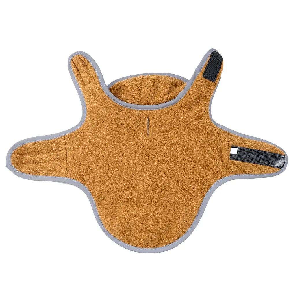 Reversible Waterproof Cat Jacket with Leash Hole for Winter