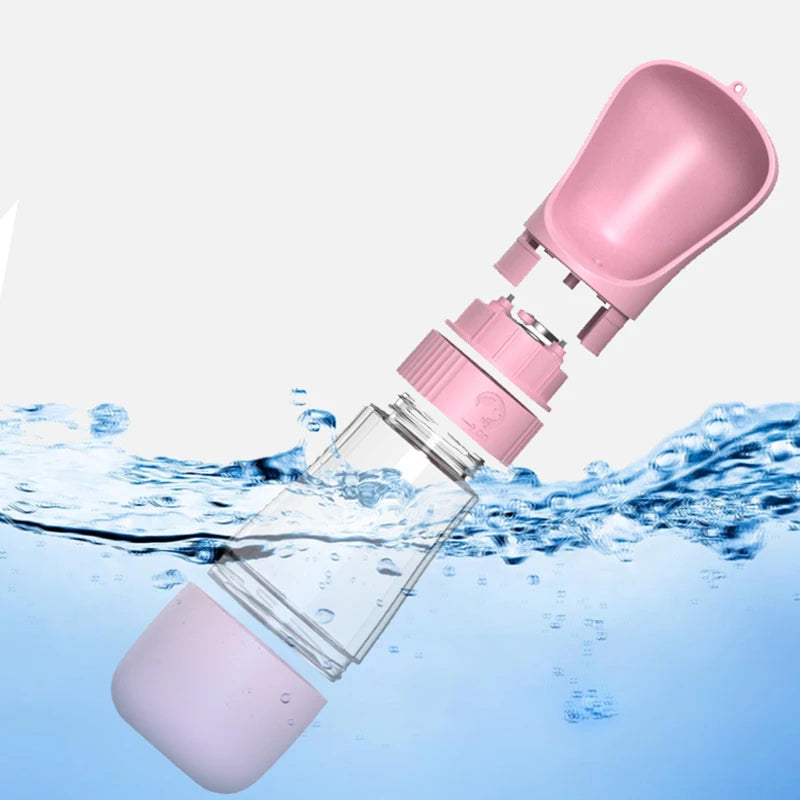Portable Dog Water Bottle & Feeder for Outdoor Adventures