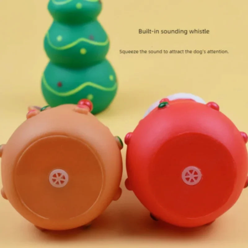 Cute Interactive Dog Squeaky Chew Toy with Cotton Ropes