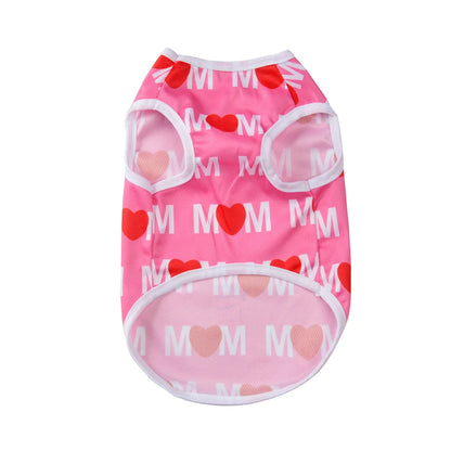 Summer T-Shirt Vest for Small Medium Dogs and Cats