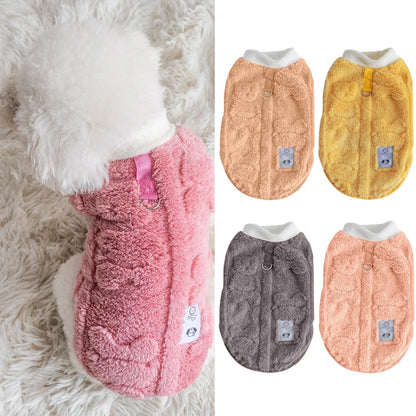 Warm Fleece Pullover Sweater for Small Dogs and Puppies