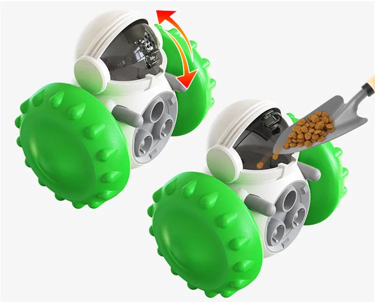 Interactive Puzzle Treat Dispenser for Small Dogs and Cats