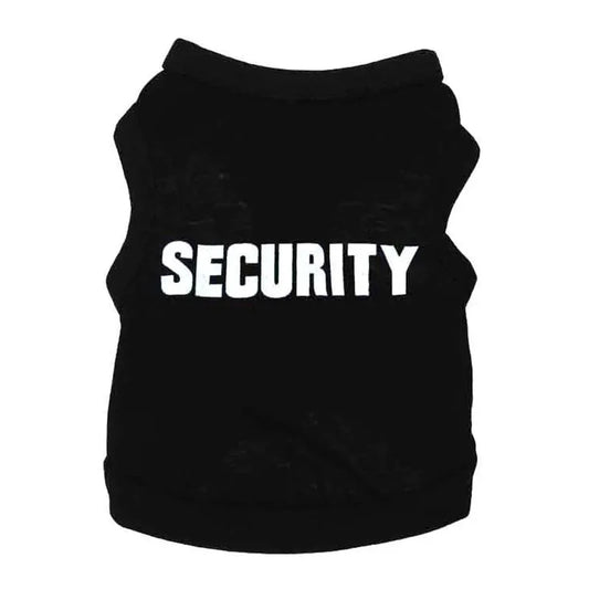 Cotton SECURITY Costume for Cats and Small Dogs