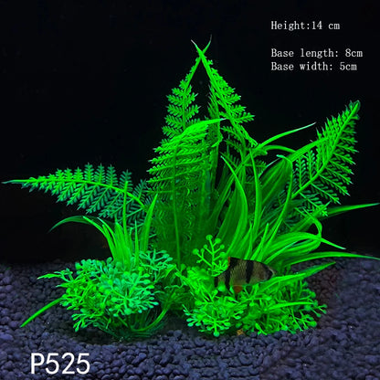 Artificial Aquarium Plants - Green Water Grass Decoration