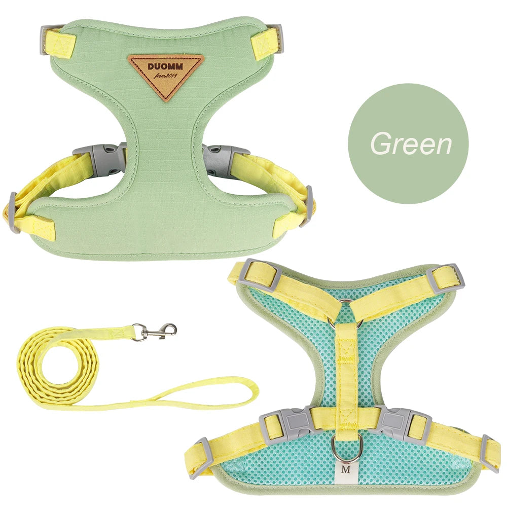 Adjustable Harness and Leash Set for Small Dogs and Cats