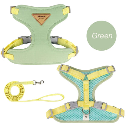 Adjustable Harness and Leash Set for Small Dogs and Cats