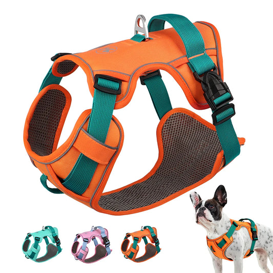 Breathable Reflective Dog Harness - Adjustable for All Sizes