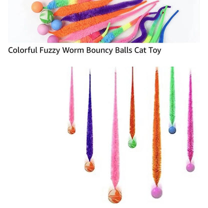 Interactive Colorful Bouncing Ball for Indoor Cats