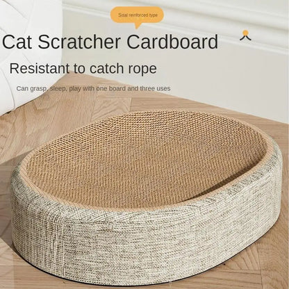 Oval Sisal Cat Scratching Pad and Sleeping Mat