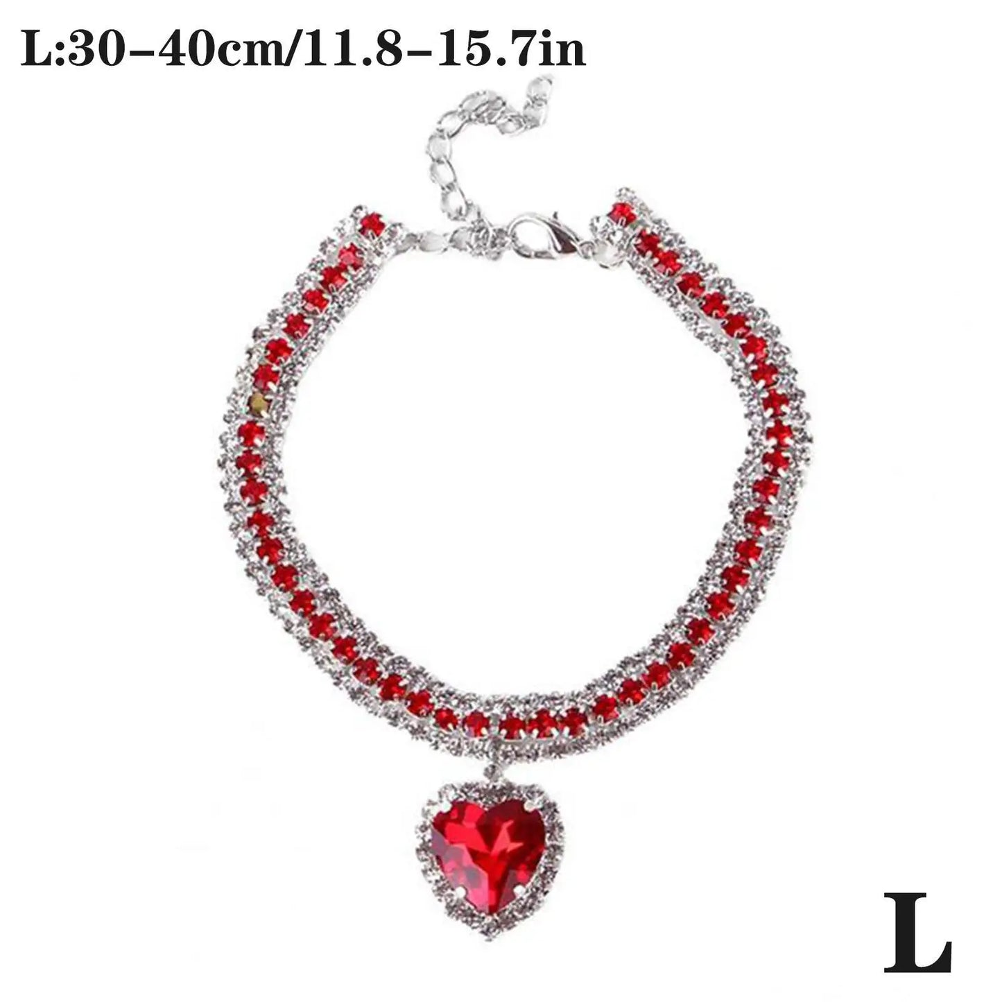Rhinestone Crystal Pet Collar for Dogs and Cats