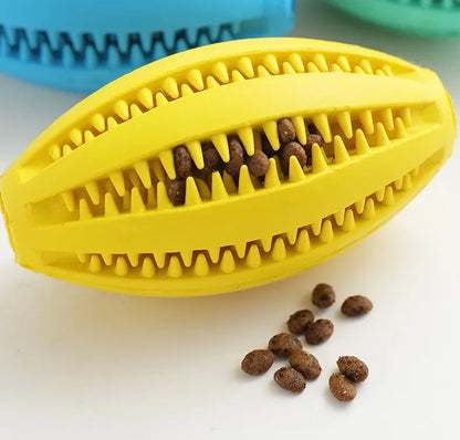 Natural Rubber Dog Chew Toy Ball for Teeth Cleaning