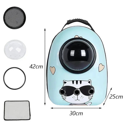 Breathable Cat Backpack Carrier for Outdoor Travel