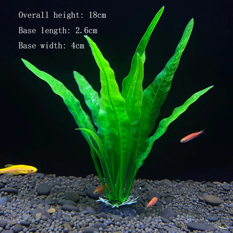 Artificial Aquarium Plants - Green Water Grass Decoration