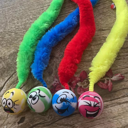 Interactive Colorful Bouncing Ball for Indoor Cats