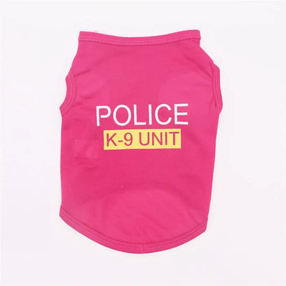 Cotton SECURITY Costume for Cats and Small Dogs