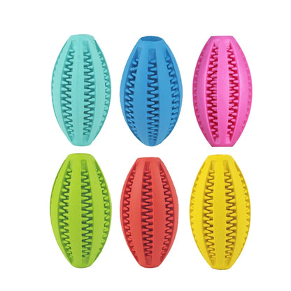 Natural Rubber Dog Chew Toy Ball for Teeth Cleaning