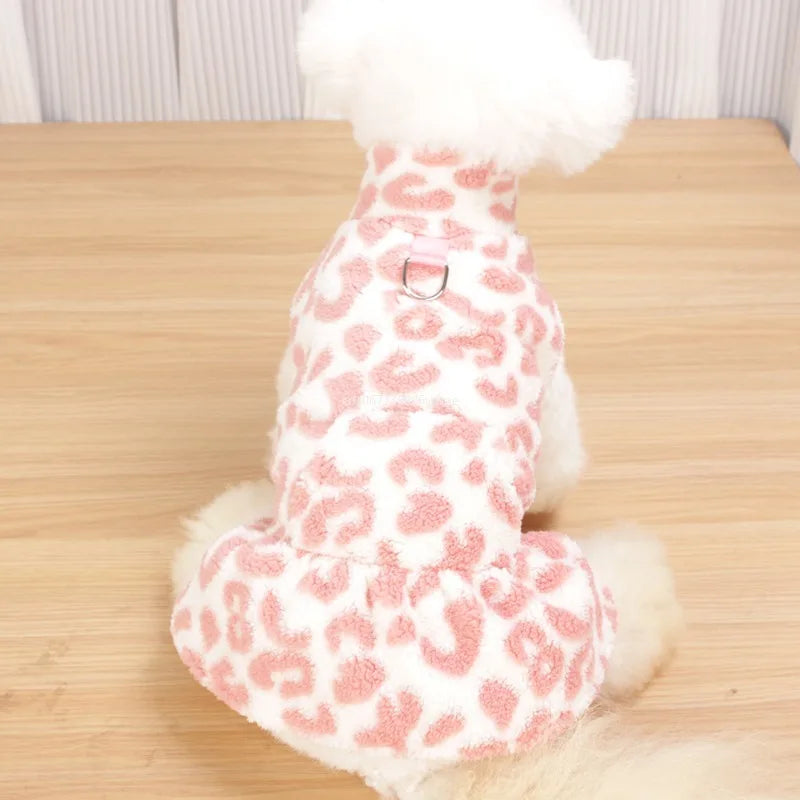 Cozy Winter Dress for Small Dogs and Puppies