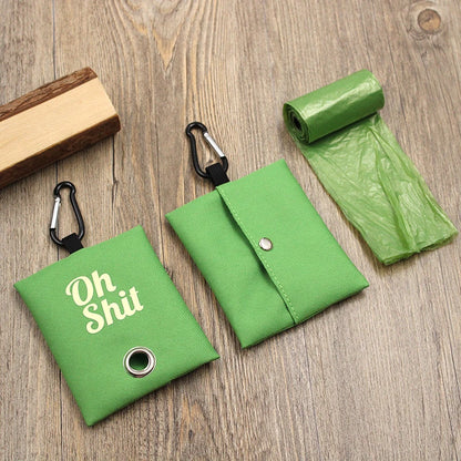 Portable Dog Poop Bag Dispenser for Outdoor Use